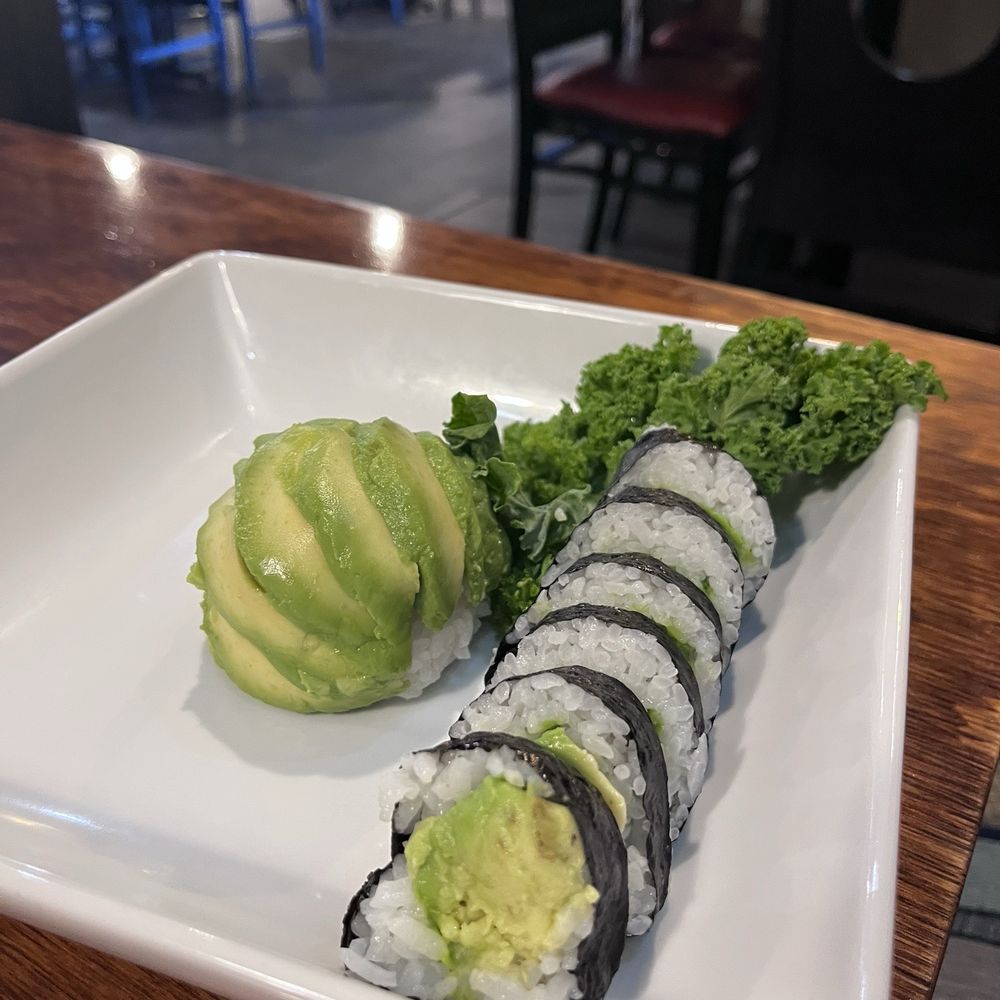 Umiya Sushi - Avocado Roll and the giant avocado roll the chef made my brother for fun! $7 for 6 rolls - Sushi Bars Near Me - Cedar Park, Texas Umiya Sushi - Avocado Roll and the giant avocado roll the chef made my brother for fun! $7 for 6 rolls - Sushi Bars Near Me - Cedar Park, Texas