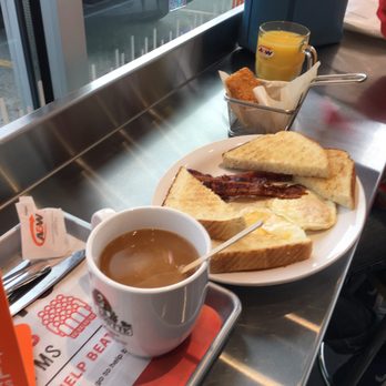 A&W - Eggs and bacon with organic coffee - Burgers Near Me - Cardston, Alberta A&W - Eggs and bacon with organic coffee - Burgers Near Me - Cardston, Alberta