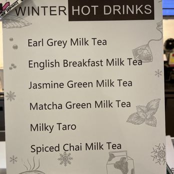 Bubblelicious - Winter drinks 2024 - Bubble Tea Near Me - Chicago, Illinois