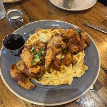 Lucy's American Tavern - Chicken and waffles - New American Near Me - Dorchester, Massachusetts