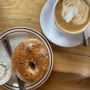 Herman's Coffee - Cappuccino and bagel - Coffee Roasteries Near Me - Philadelphia, Pennsylvania