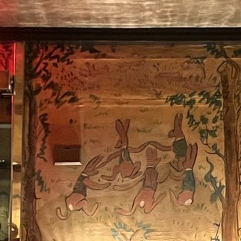 Bemelmans Bar - Example of the bar decor - dancing rabbits! - Cocktail Bars Near Me - New York, New York
