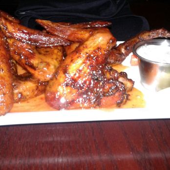 Briquettes Steakhouse - There were 5 pieces of well proportionate Buffalo chicken wings. - Steakhouses Near Me - Mobile, Alabama Briquettes Steakhouse - There were 5 pieces of well proportionate Buffalo chicken wings. - Steakhouses Near Me - Mobile, Alabama