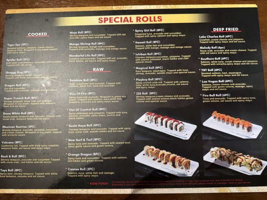 Menu photo 1 Sushi Haya San Antonio, TX Menu photo 1 Sushi Haya San Antonio, TX