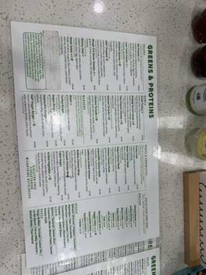 Menu photo 1 Greens and Proteins Las Vegas, NV Menu photo 1 Greens and Proteins Las Vegas, NV