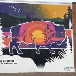 Public Art - Where the Buffalonians Roam Mural