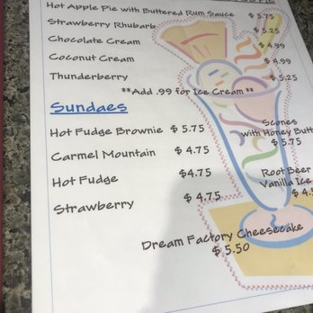 Thunderbird Restaurant - Menu prices. Desserts - American Near Me - Mt. Carmel Junction, Utah Thunderbird Restaurant - Menu prices. Desserts - American Near Me - Mt. Carmel Junction, Utah