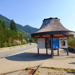 District of Squamish - Sea-to-Sky Highway rest stop & lookout area.