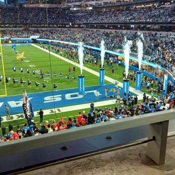 SoFi Stadium - Chargers Running Out When The Game Starts - Stadiums & Arenas Near Me - Inglewood, California SoFi Stadium - Chargers Running Out When The Game Starts - Stadiums & Arenas Near Me - Inglewood, California