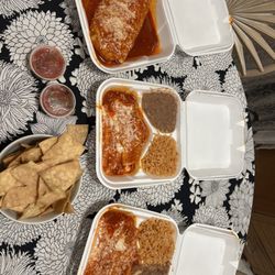 Manny's Mexican Grill - Bean and cheese burrito, cheese, enchilada, combos. Delish!!