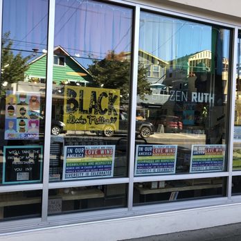 Citizen Ruth - Window display making sure everyone who passes knows what Citizen Ruth believes in and supports! - Jewelry Near Me - Portland, Oregon Citizen Ruth - Window display making sure everyone who passes knows what Citizen Ruth believes in and supports! - Jewelry Near Me - Portland, Oregon