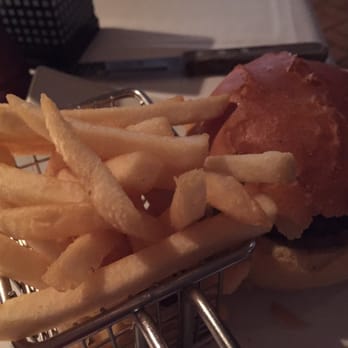 Vienna Wine Bar - Kids Burger and Fries.  It was so juicy and flavorful.  Definitely not like most establishments kid meals. - Wine Bars Near Me - Davie, Florida