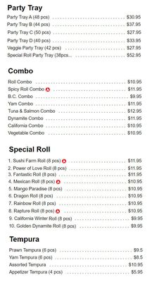Menu photo 3 Sushi Farm New Westminster, BC Menu photo 3 Sushi Farm New Westminster, BC