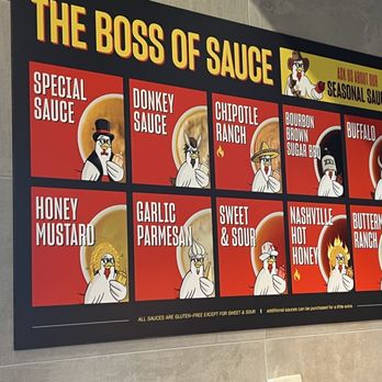 Chicken Guy! - Their available sauces. It's 50 cents each additional sauce - Chicken Shop Near Me - American Canyon, California Chicken Guy! - Their available sauces. It's 50 cents each additional sauce - Chicken Shop Near Me - American Canyon, California