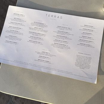 Terras - Menu - New American Near Me - Carefree, Arizona