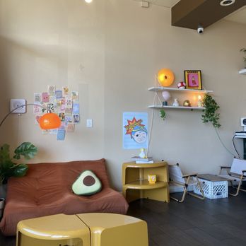 Chilla Coffee - Cute inside seating area - Coffee & Tea Near Me - Garden Grove, California