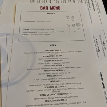 Boqueria Flatiron - Happy hour menu as of Feb 2024 - Spanish Near Me - New York, New York Boqueria Flatiron - Happy hour menu as of Feb 2024 - Spanish Near Me - New York, New York