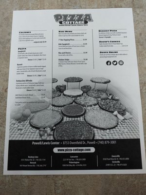 Menu photo 1 Pizza Cottage & Tipton Tavern - Powell Powell, OH Menu photo 1 Pizza Cottage & Tipton Tavern - Powell Powell, OH