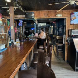 Outside, inside, food specials.