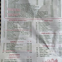 China Queen - Menu August 2022