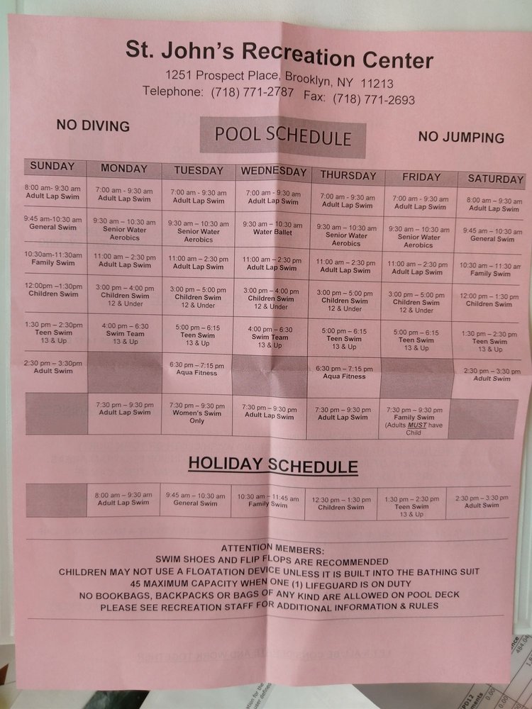 ST. JOHN’S RECREATION CENTER 37 Photos & 16 Reviews 1251 Prospect