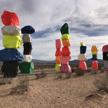 Seven Magic Mountains - Public Art Near Me - Las Vegas, Nevada
