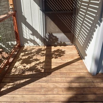 Hartzell's Handyman Services - This is some more of the stain that was put on the deck before my business got a hold of it and corrected the job - Handyman Near Me - Clearlake, California Hartzell's Handyman Services - This is some more of the stain that was put on the deck before my business got a hold of it and corrected the job - Handyman Near Me - Clearlake, California