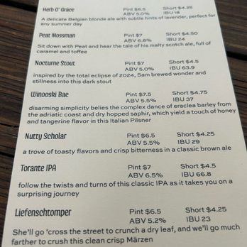 Haven Brewing - Beer menu - Brewpubs Near Me - Oberlin, Ohio