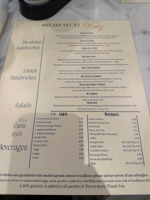 Menu photo 3 Breakfast at Ruiz Elgin, SC Menu photo 3 Breakfast at Ruiz Elgin, SC