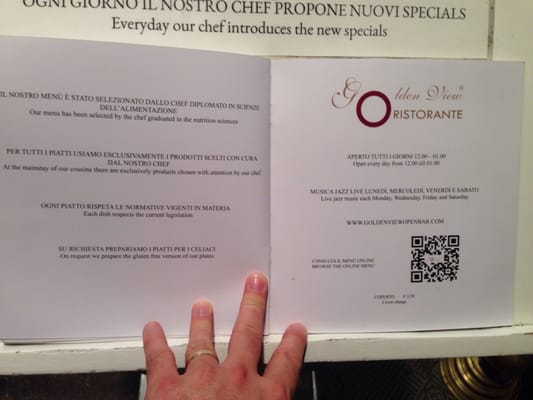 Menu photo 8 Golden View Open Bar Florence, FI