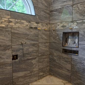 RG Gray Construction - 1ftx2ft..tile in shower - Tiling Near Me - Waldorf, Maryland RG Gray Construction - 1ftx2ft..tile in shower - Tiling Near Me - Waldorf, Maryland