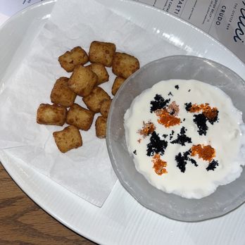 Alici Oyster Bar - "Tater tots" and caviar - Seafood Near Me - Atlanta, Georgia Alici Oyster Bar - "Tater tots" and caviar - Seafood Near Me - Atlanta, Georgia