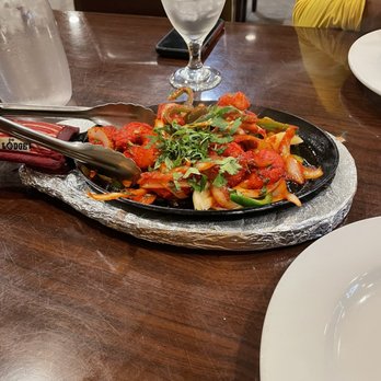Nirvana Indian Restaurant - Sizzling Prawns - Indian Near Me - Myrtle Beach, South Carolina