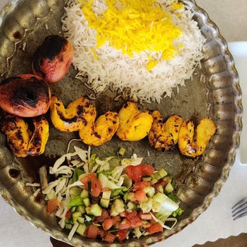 Caspian Restaurant - Marinated chicken breast kabob - Mediterranean Near Me - Mountain View, California Caspian Restaurant - Marinated chicken breast kabob - Mediterranean Near Me - Mountain View, California
