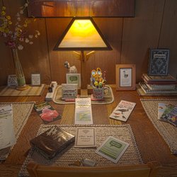 Crater Rim Cabin - Crater Rim Cabin - welcome table