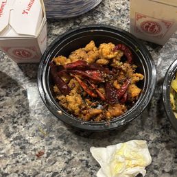 Red Dry Chili Chicken