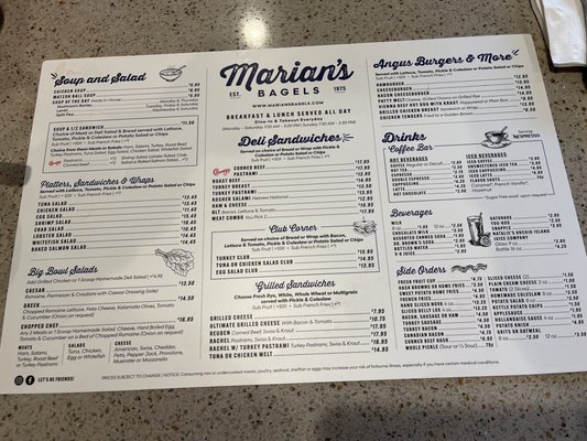 Menu photo 5 Marian's Bagels Plantation, FL Menu photo 5 Marian's Bagels Plantation, FL