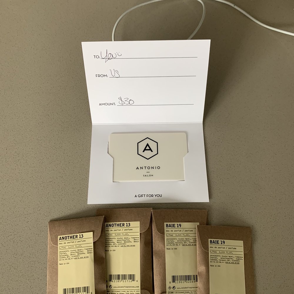 Antonio Salon - The little gift they sent me away with - Hair Salons Near Me - Seattle, Washington Antonio Salon - The little gift they sent me away with - Hair Salons Near Me - Seattle, Washington