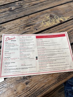 Menu photo 2 Dimo's Apizza Portland, OR Menu photo 2 Dimo's Apizza Portland, OR