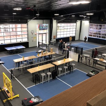 Smash Park - Overlooking the side courts - Bars Near Me - West Des Moines, Iowa