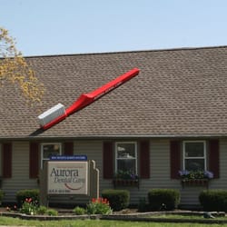 Aurora Dental Care - See our 17 foot toothbrush! We are located right across from Tops.