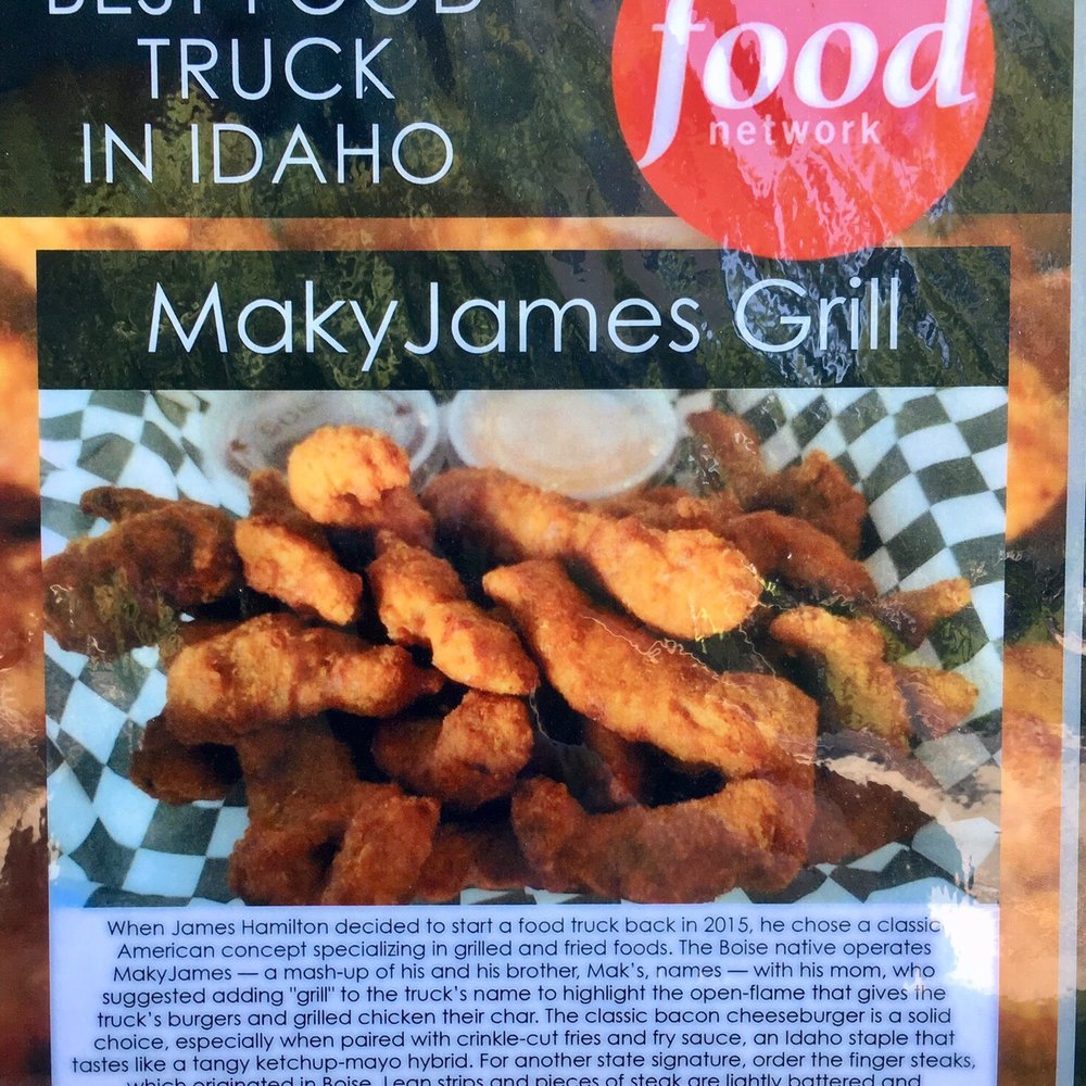 MakyJames Grill - MakyJames Grill was recently voted the number one food truck in Idaho by Food Network. - Breakfast & Brunch Near Me - Boise, Idaho MakyJames Grill - MakyJames Grill was recently voted the number one food truck in Idaho by Food Network. - Breakfast & Brunch Near Me - Boise, Idaho