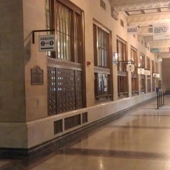 US Post Office - Windows and marble - Post Offices Near Me - Jersey City, New Jersey