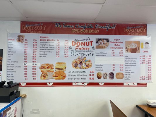 Menu photo 4 Yummy's Donut Palace Hannibal, MO Menu photo 4 Yummy's Donut Palace Hannibal, MO
