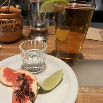 Mesa Maguey - Modelo and a shot $10   Happy hour - Tacos Near Me - Oakland, California
