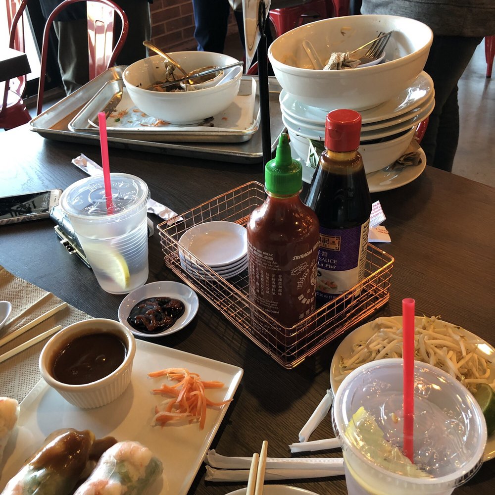Wich Pho - I am literally eating my lunch and this worker's cleaning other table putting dirty dishes on my table and talking to ppl. - Vietnamese Near Me - Edmond, Oklahoma Wich Pho - I am literally eating my lunch and this worker's cleaning other table putting dirty dishes on my table and talking to ppl. - Vietnamese Near Me - Edmond, Oklahoma