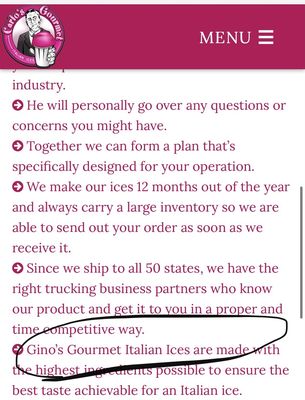 Carlos Gourmet Italian Ices by null