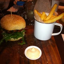The Postman's Leg - Delicious beef burger!