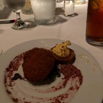 Saluda's - Crab Arancini and Fried Deviled Egg - New American Near Me - Columbia, South Carolina Saluda's - Crab Arancini and Fried Deviled Egg - New American Near Me - Columbia, South Carolina
