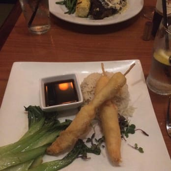 Crew - Panko tempura shrimp special and  creole ribeye with king crab mashed potatoes special - New American Near Me - Poughkeepsie, New York